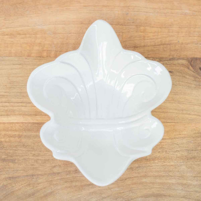 NolaCajun Fleur De Lis Shaped Bowl Louisiana New Orleans Decorative Bowl Gift