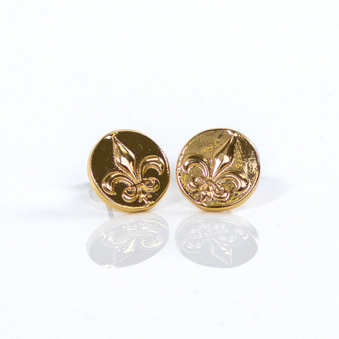 NolaCajun Fleur de Lis Stud Earrings Louisiana New Orleans Jewelry Gift Cajun