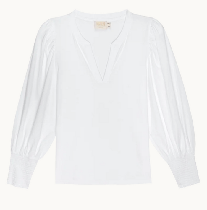 FLORA TEE IN WHITE