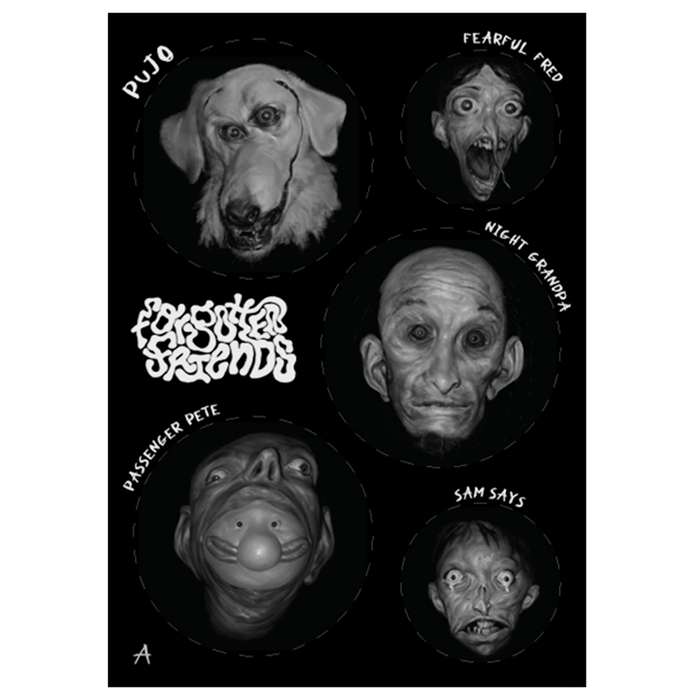 Forgotten Friends Sticker Set A