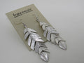 Francescas-Silver-Leaf-Earrings-Silver-Dangle-Fish-Hook-Back-Female-Adult-490 1