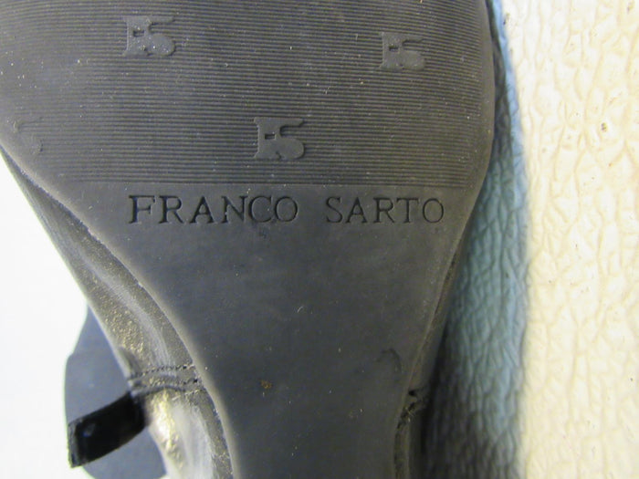 Franco-Sarto-Mercury-Boots-Wedge-Black-Heel-Female-Adult-Size-8-Solid-446 7