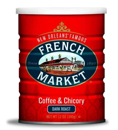 NolaCajun French Market Coffee Dark Roast with Chicory Louisiana New Orleans Bold Coffee