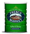 NolaCajun French Market Coffee Decaffeinated with Chicory Louisiana New Orleans Decaf