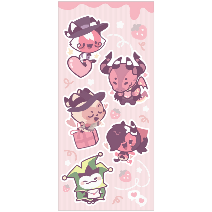 From Helluva Boss with Love Mini Chibi Sticker Set *LAST CHANCE*