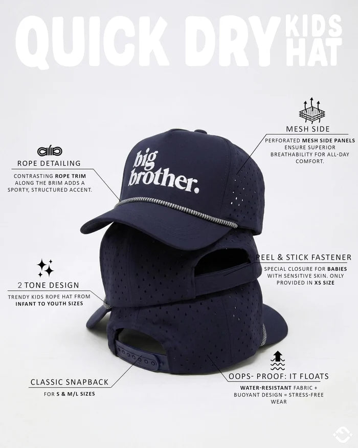 Funky Junque Golf Hat - Big Brother - Navy