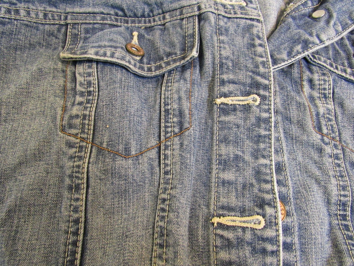 GAP-Jean-Jacket-Navy-Blue-Female-Adult-Size-M-694 6