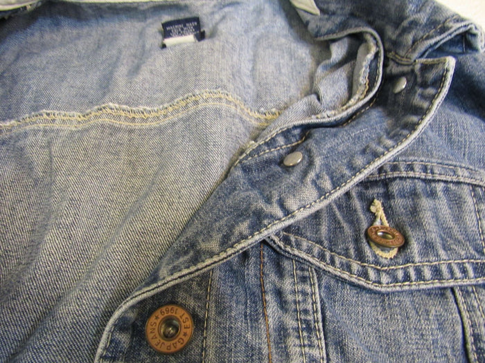 GAP-Jean-Jacket-Navy-Blue-Female-Adult-Size-M-694 7