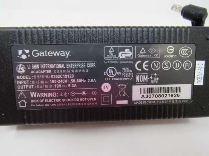 Gateway-AC-Adapter-Input-100-240V-50-60Hz-Output-19V-0302C19120-302 3