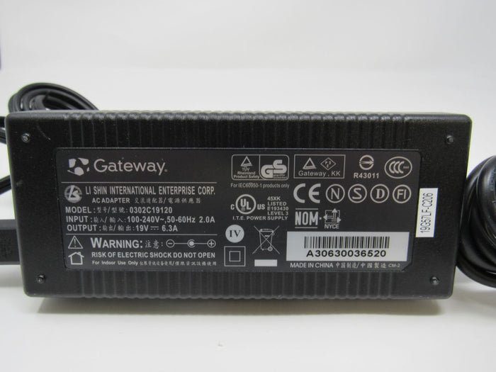 Gateway-AC-Adapter-Output-19V-50-60Hz-0302C19120-222 5