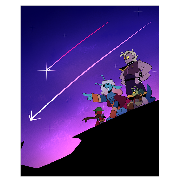GDF Stargazing Poster Print