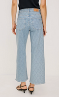 GETTY CROP JEANS IN QUILTED STUD