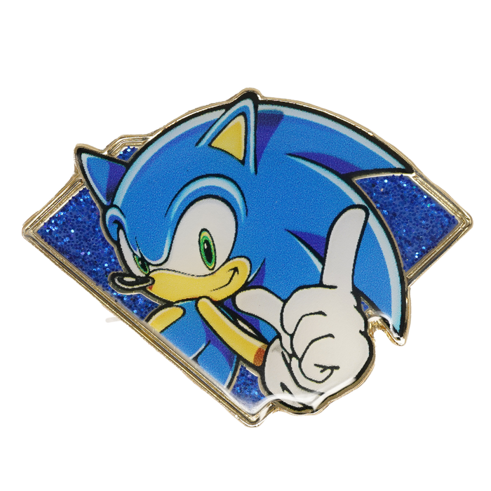 Golden Series 2: Emerald Sonic - Sonic The Hedgehog  Pin