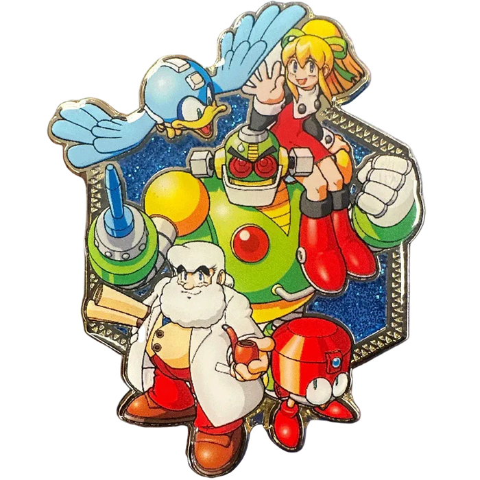 Golden Series 2: Rock's Family - Mega Man Classic Pin