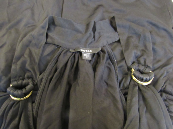 Guess-Romper-Jumpsuit-Black-Front-Pockets-Lined-Bottom-Female-Adult-Size-M-Solid-396 5