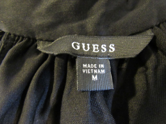 Guess-Romper-Jumpsuit-Black-Front-Pockets-Lined-Bottom-Female-Adult-Size-M-Solid-396 6