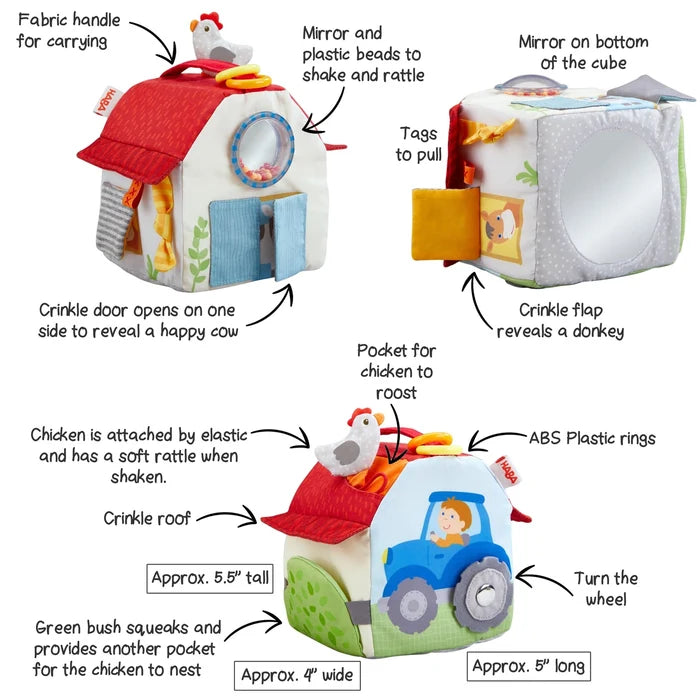 HABA USA Farmyard Play Cube