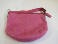 Coach-Handbags-Shoulder-Hobo-Purse-Pink-Fabric-Leather-A0920-F13115-104 1