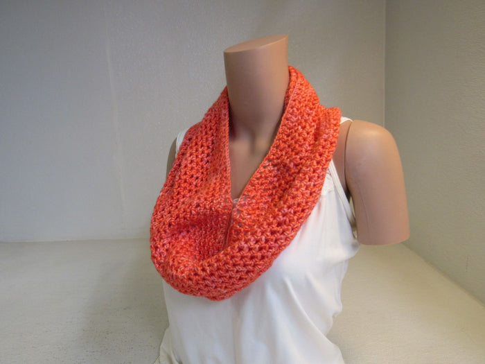 Handcrafted-Cowl-Coral-Crocheted-Alpaca-Mulberry-Silk-Female-Adult-480 2