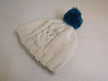Handcrafted-Owl-Hat-Cream-Teal-Pom-Pom-Acrylic-Wool-Female-Adult-470 1