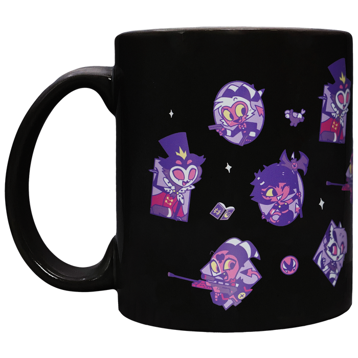 Helluva Boss Pattern Black Mug *LIMITED STOCK*