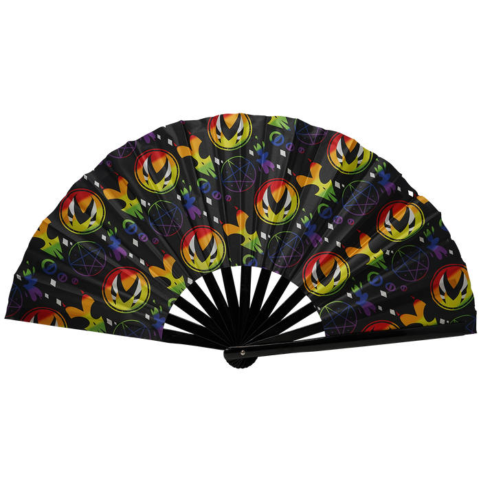 Helluva Boss Pride Logo - Clacker Fan *LIMITED STOCK*