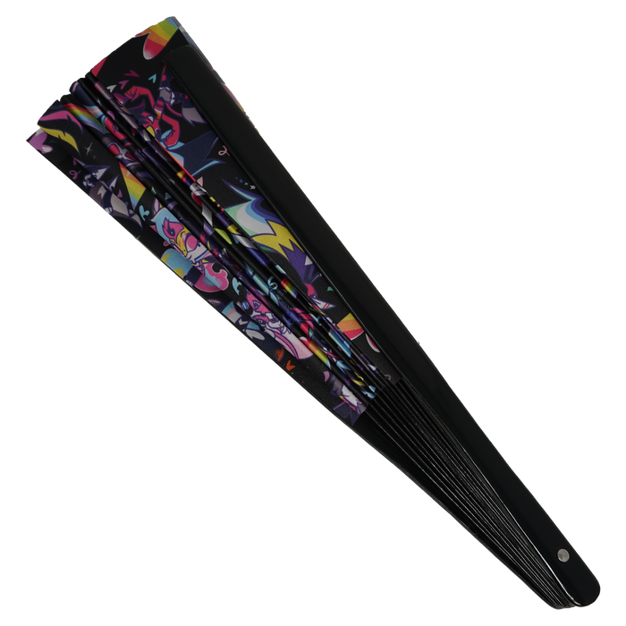 Helluva Boss Pride Pattern - Clacker Fan *LIMITED STOCK*