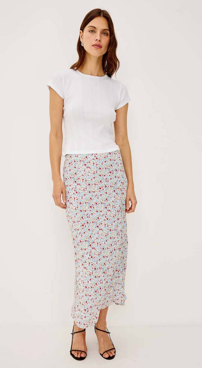 HEPBURN SKIRT IN MEADOW