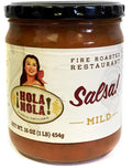 NolaCajun Hola Nola Mild Salsa New Orleans style fresh mild Louisiana salsa jar