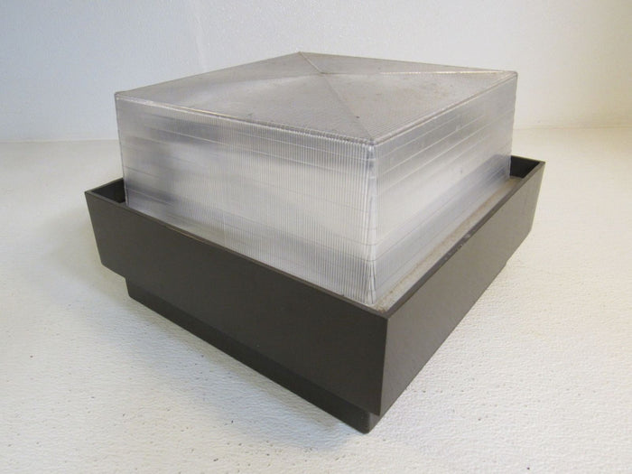 Hubbell-HID-Square-Canopy-Light-Fixture-70W-13in-x-13in-x-12in-DCP-SD70S8-Metal-302 2
