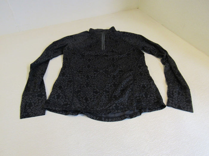 ideology-Quarter-Zip-Top-Jacket-Pullover-Female-Adult-Size-M-Floral-334 3