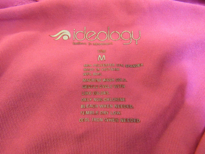 ideology-Quarter-Zip-Top-Jacket-Pullover-Female-Adult-Size-M-Pinks-Floral-332 6