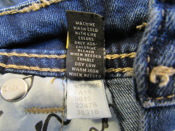INC-Denim-Regular-Fit-Skirt-Blue-Cotton-Polyester-Spandex-Female-Size-4-648 8