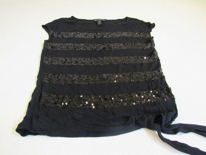 INC-International-Concepts-Shirt-Black-Small-Ties-at-Side-Rayon-Female-294 3