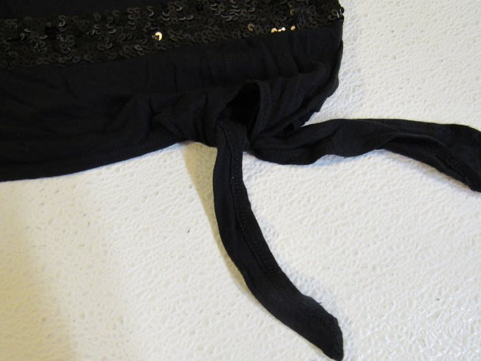 INC-International-Concepts-Shirt-Black-Small-Ties-at-Side-Rayon-Female-294 5