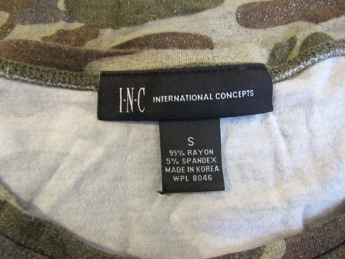 INC-International-Concepts-Sleeveless-Shirt-Small-Camouflage-Rayon-Female-Size-S-344 4