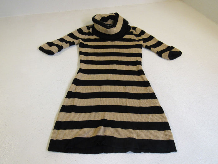 INC-International-Concepts-Sweater-Black-and-Gold-Striped-Medium-Rayon-Female-298 3
