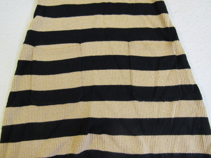 INC-International-Concepts-Sweater-Black-and-Gold-Striped-Medium-Rayon-Female-298 4