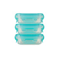 Innobaby Preppin' SMART EZ Lock Square Container 4 oz - 3 Pack