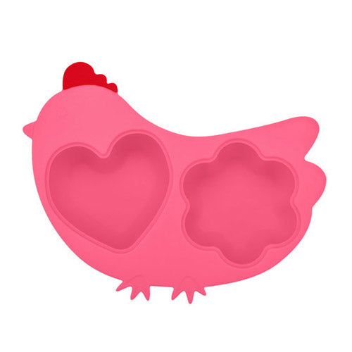 Innobaby Silicone Steamer with Lid - Chicken/Pink Product