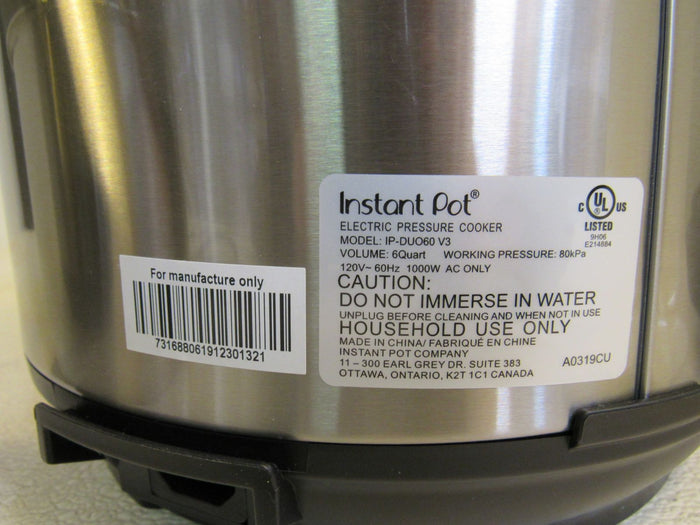 Instant-Pot-Electric-Pressure-Cooker-6-qt-IP-DU060V3-154 6