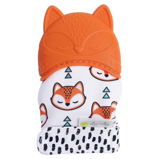 Itzy Ritzy Silicone Teething Mitt - Fox Product