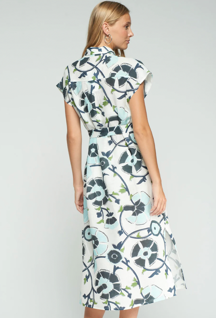 JARETAS FLORAL PRINT DRESS