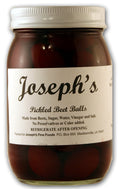 NolaCajun Joseph's Pickled Beet Balls Louisiana tangy pickled beet balls jar