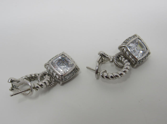 Judith-Ripka-Collection-Hoop-Earrings-with-Dangle-Gems-Female-Adult-482 1