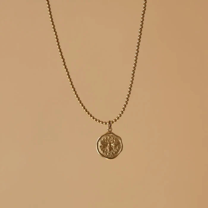 Katie Waltman Jewelry Gold Wax Seal Bee Charm