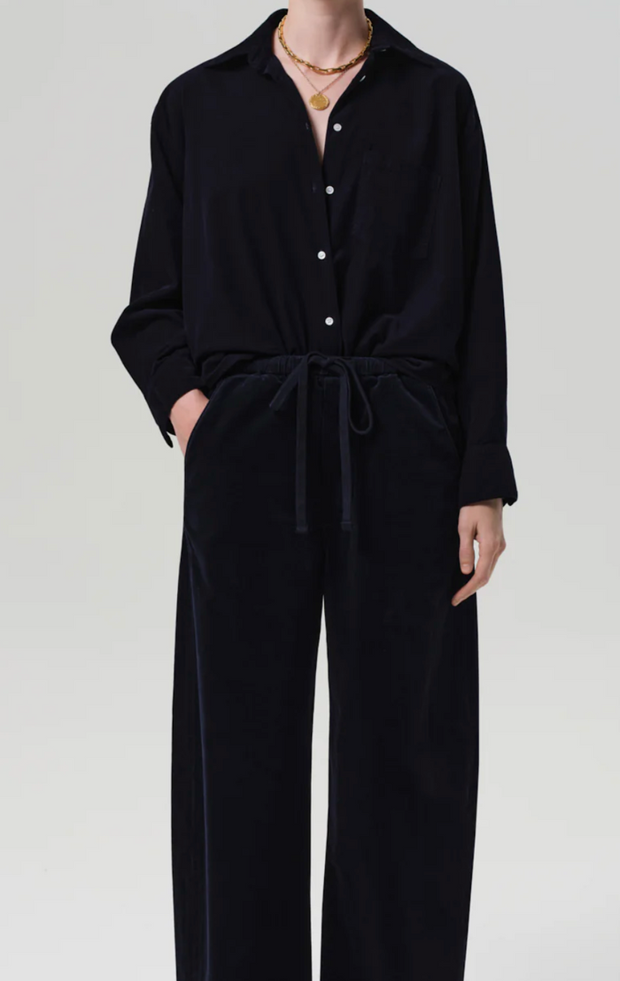 KAYLA SHIRT IN CORDUROY NAVY