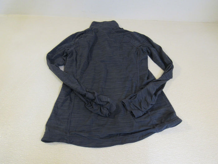 Kirkland-Quarter-Zip-Top-Jacket-Pullover-Dark-Gray-Female-Adult-Size-S-Solid-322 4