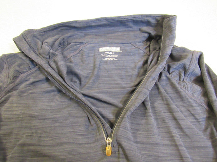 Kirkland-Quarter-Zip-Top-Jacket-Pullover-Dark-Gray-Female-Adult-Size-S-Solid-322 5