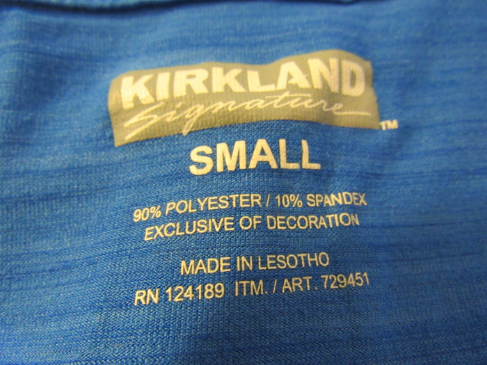 Kirkland-Quarter-Zip-Top-Jacket-Pullover-Turquoise-Female-Adult-Size-S-Solid-324 6